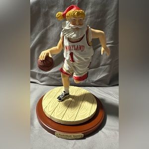 University of Maryland Basketball Santa Resin Collectible